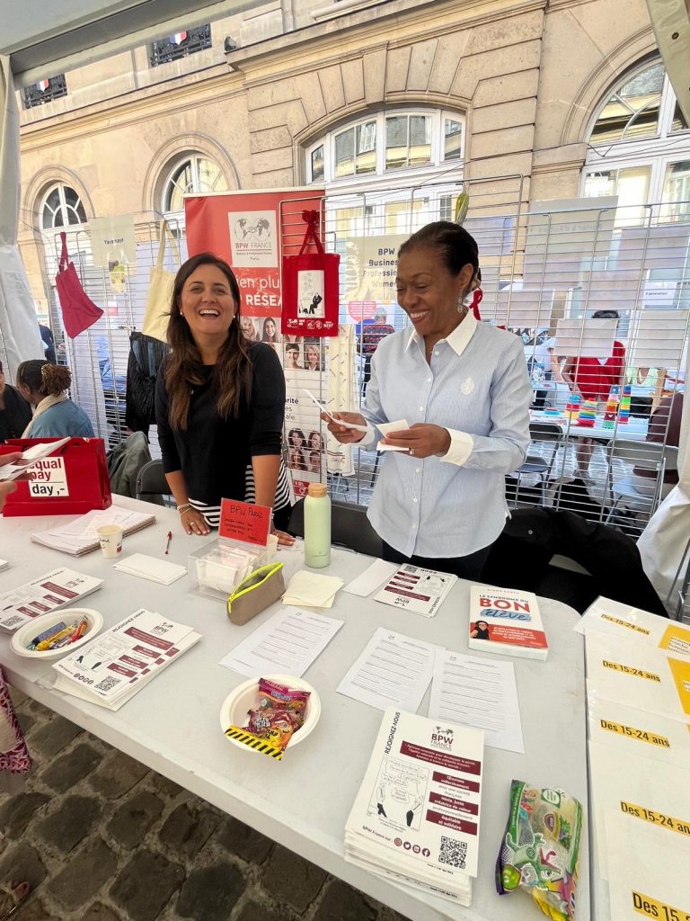 Adhérentes BPW sur un stand
