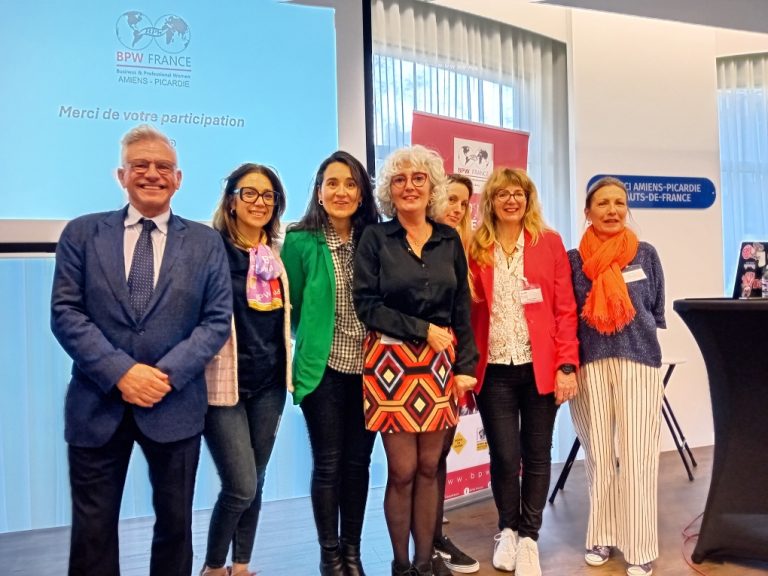 Le bureau de BPW Amiens avec ses partenaires