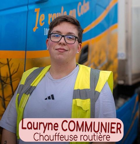 Lauryne Communier, Chauffeuse routière