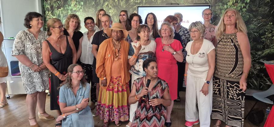 Photo de groupe de la soir&eacute;e Femmes & Audace