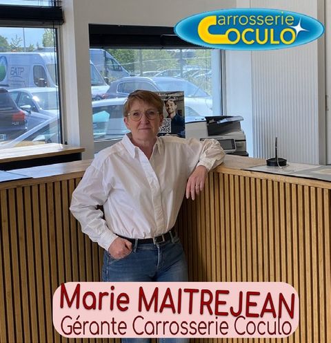 Marie Maitrejean, Gérante de la Carrosserie Coculo