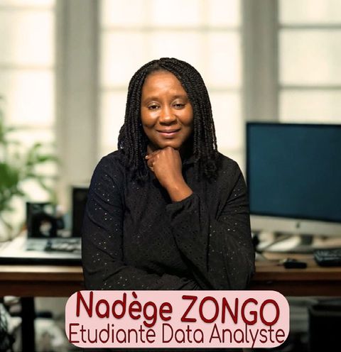 Nadège Zongo, Étudiante data analyste